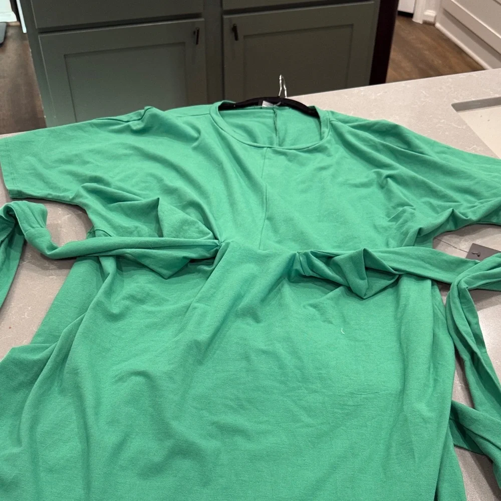 Eloquii Vibrant Green Dress - Picture 4 of 5